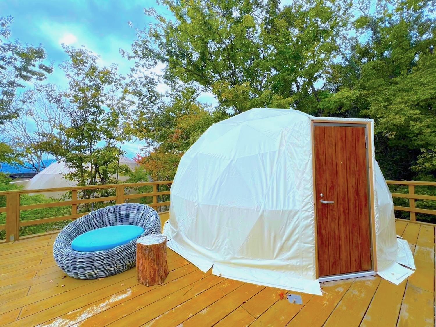 Luxuszelt Glamping Comorebi Yufu